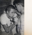 1984 Mes 2e et 3e tatouages chez un copain